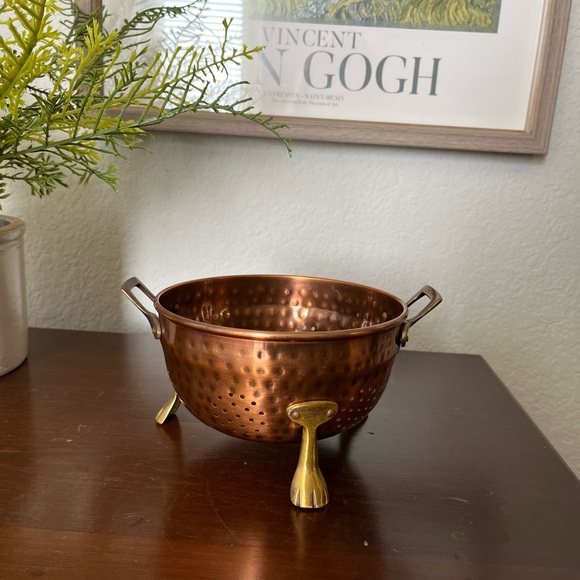 Vintage style copper colander - Picture 7 of 7